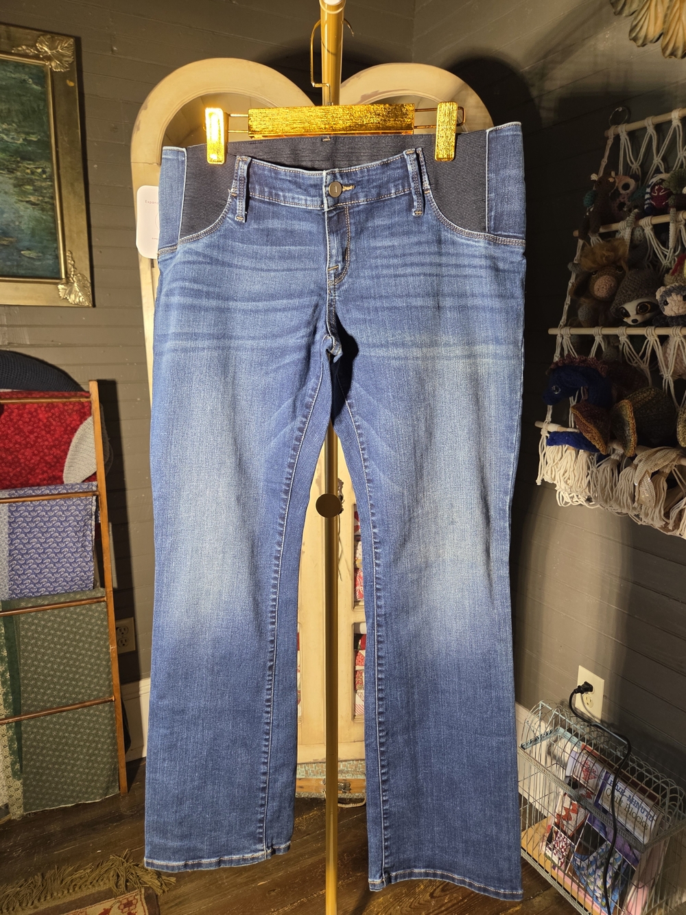 Isabel Maternity by Ingrid & Isabel Blue Maternity Jeans NWT